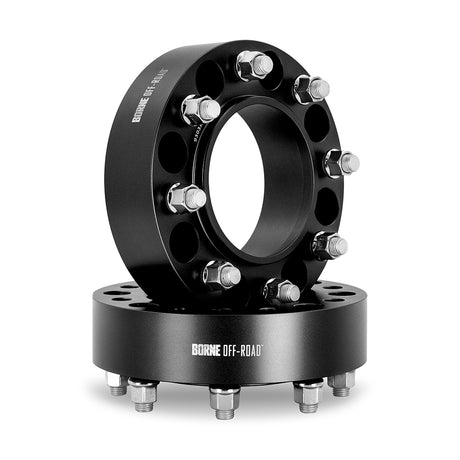 2015-2025 F-150/Expedition Wheel Spacers, Black, 6x135, 87.1 Center Bore, M14x1.5, 1.00in (BNWS-007-250BK) | Dirty Garage