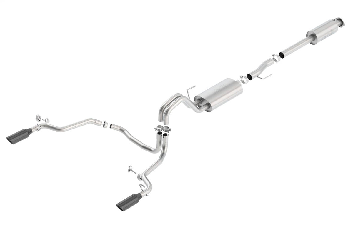 2015-2020 F-150 2.7/3.5/5.0L Cat-Back Exhaust S-Type w/ Black Tips | Dirty Garage