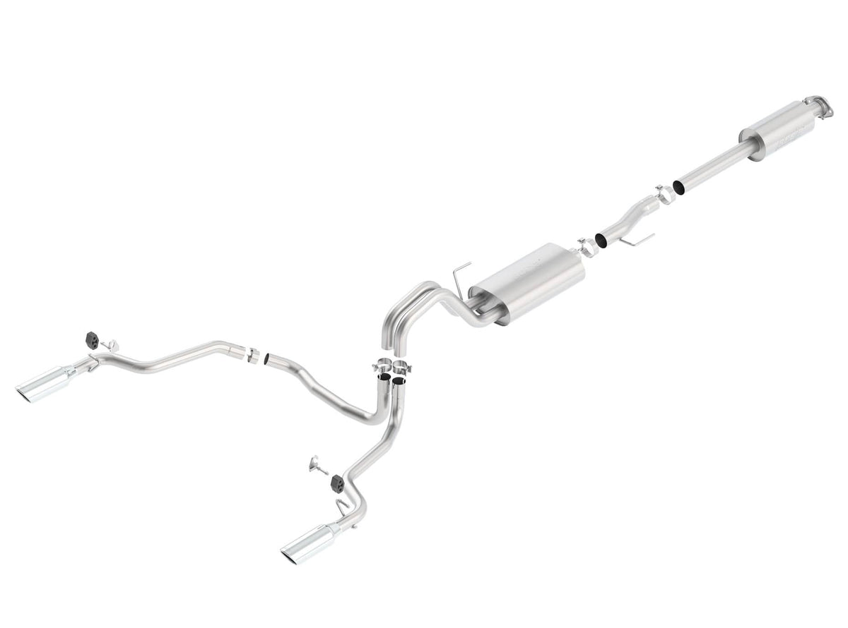2015-2020 F-150 Cat-Back Exhaust S-Type w/ Chrome Tips | Dirty Garage