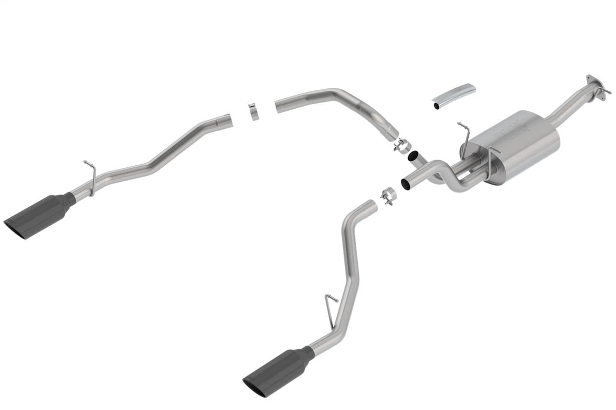 2019-2026 Ram 1500 5.7L Quad/Crew w/ Black Tip Cat-Back Exhaust System | Dirty Garage