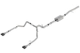 2019-2023 GM 1500 6.2L Cat-Back ATAK Dual Exhaust w/ Black Tips Extended/Crew Cab | Dirty Garage