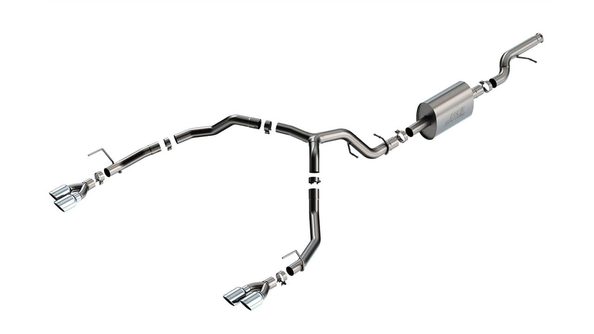2021-2026 Tahoe Premier 5.3L Cat-Back S-Type Exhaust w/ Stainless Tips | Dirty Garage