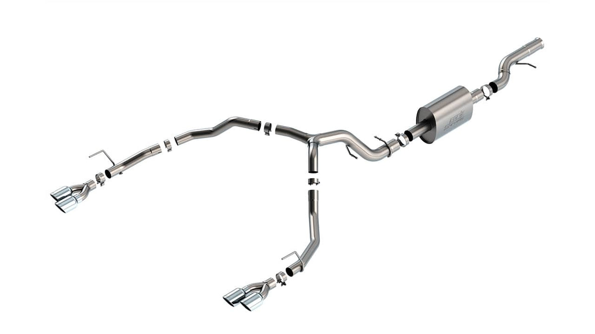 2021-2026 Tahoe 6.2L Cat-Back S-Type Dual Exhaust w/ Stainless Tips | Dirty Garage