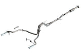 2021-2025 Ford F-150 Cat-Back Exhaust ATAK Dual Exhaust w/ Stainless Tips | Dirty Garage