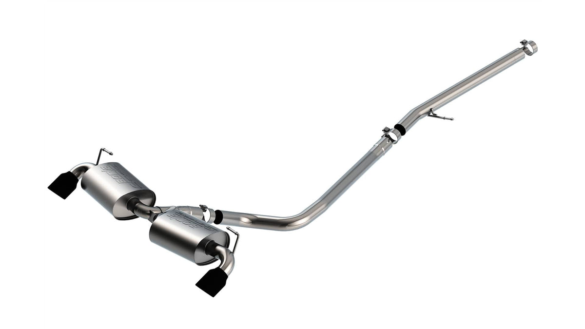 2021-2025 Bronco Sport Cat-Back S-Type Exhaust w/ Ceramic Black Tips | Dirty Garage