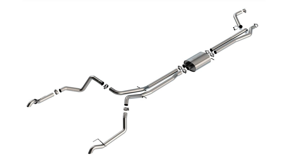 2022-2023 GM ZR2 & A54X Cat-Back S-Type Dual Exhaust w/ Turn Down Tail Pipes | Dirty Garage