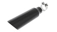 Universal 2.75" Inlet 4" Outer Diameter 14" Length Black Chrome Exhaust Tip | Dirty Garage