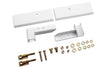 2020-2026 Chev Backrack Hdw Kit; Standard; White; Truck Bed Rack Hardware (30124W)