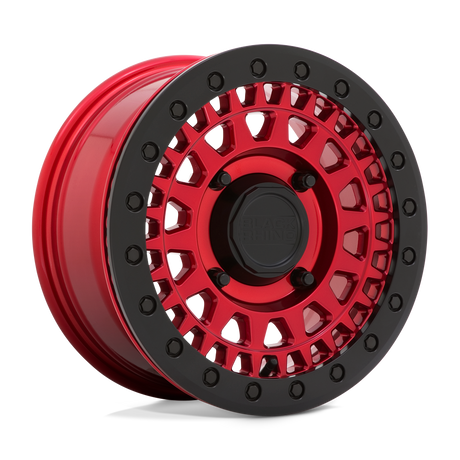 Black Rhino Parker UTV Beadlock Candy Red w/ Black Bead Ring Wheel | Dirty Garage