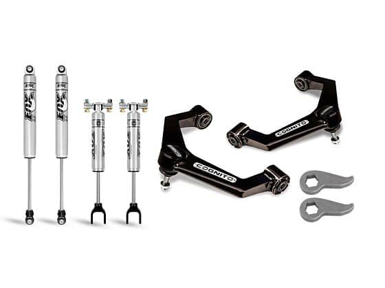 2020-2025 GM HD 3" Performance Leveling Kit w/ Fox 2.0 PS Shocks | Dirty Garage
