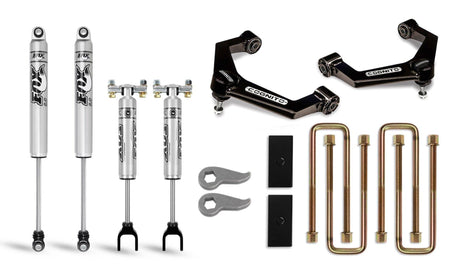 2020-2026 GM HD 3" Front 1" Rear Performance Lift Kit w/ Fox 2.0 PS Shocks | Dirty Garage