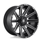 Fuel Contra Matte Black Milled Wheel (D616) | Dirty Garage