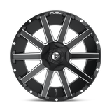 Fuel Contra Matte Black Milled Wheel (D616) | Dirty Garage