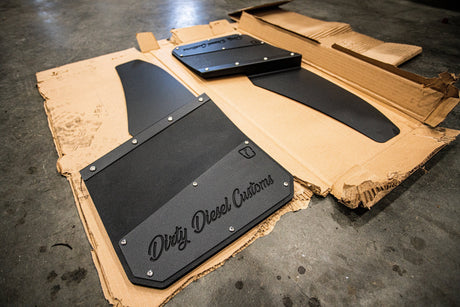 DIRTY Standard Height Mud Flaps-Mud Flap-Trigger Industries-Dirty Garage