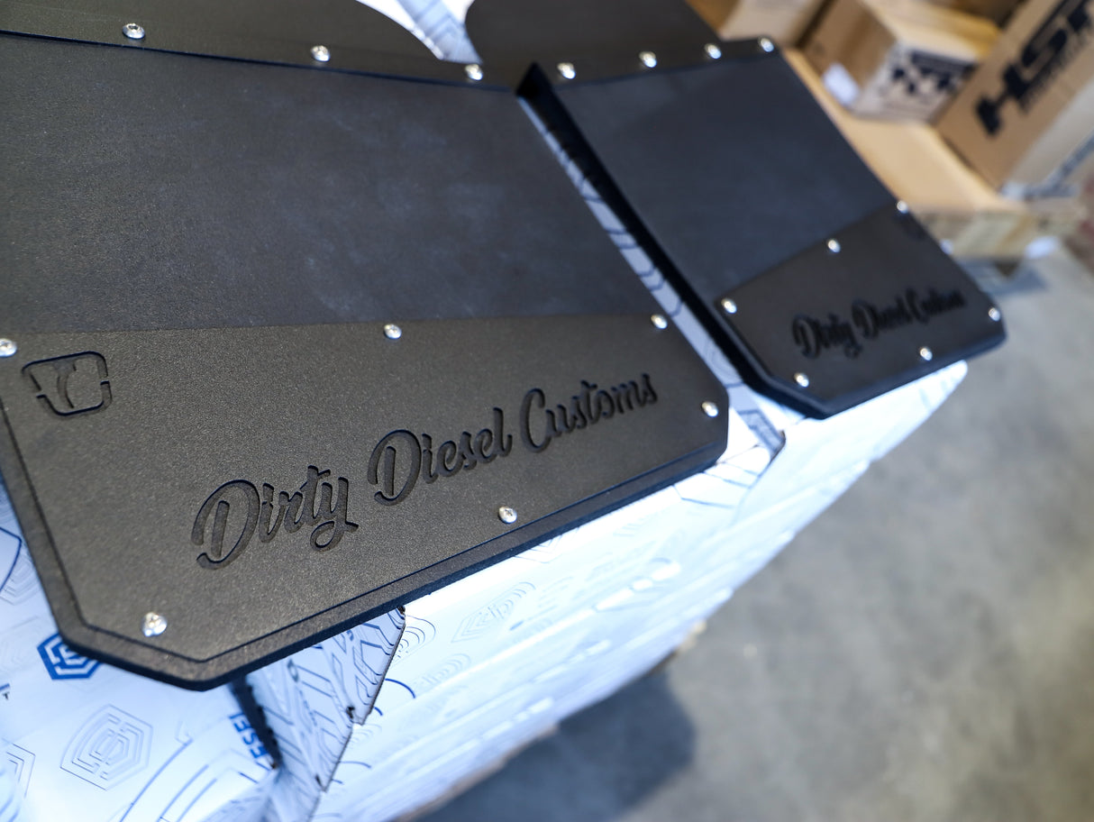 DIRTY Standard Height Mud Flaps-Mud Flap-Trigger Industries-Dirty Garage