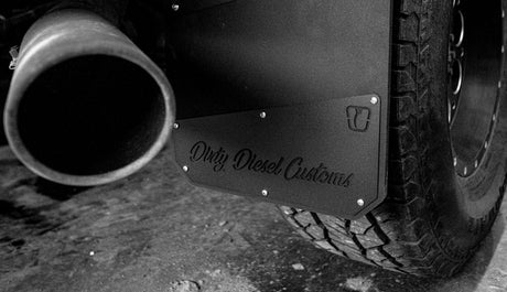 DIRTY Standard Height Mud Flaps-Mud Flap-Trigger Industries-Dirty Garage