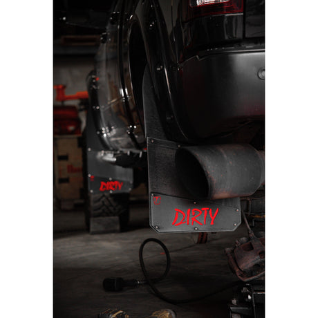 DIRTY Standard Height Mud Flaps-Mud Flap-Trigger Industries-Dirty Garage