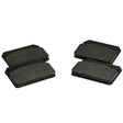 Universal S4 4 Piston Replacement Brake Pads | Dirty Garage