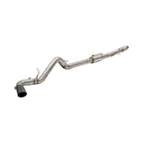 PPE 2019-2025 GM 1500 4.3L/5.3L Cat-Back Exhaust Single Exit Raw w/ Black Tips