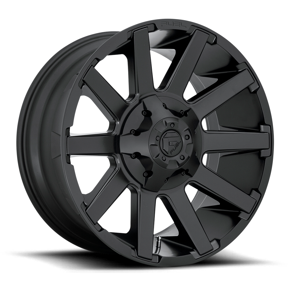Fuel Contra Satin Black Wheel (D437) | Dirty Garage