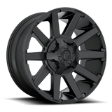 Fuel Contra Satin Black Wheel (D437) | Dirty Garage