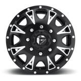 Fuel Throttle Matte Black Milled Wheel (D513) | Dirty Garage