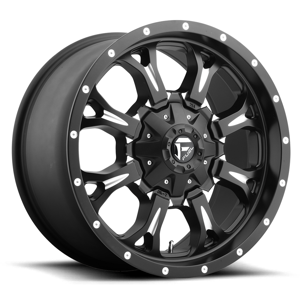 Fuel Krank Matte Black Milled Wheel (D517) | Dirty Garage