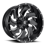 Fuel Cleaver Gloss Black Milled Wheel (D574) | Dirty Garage