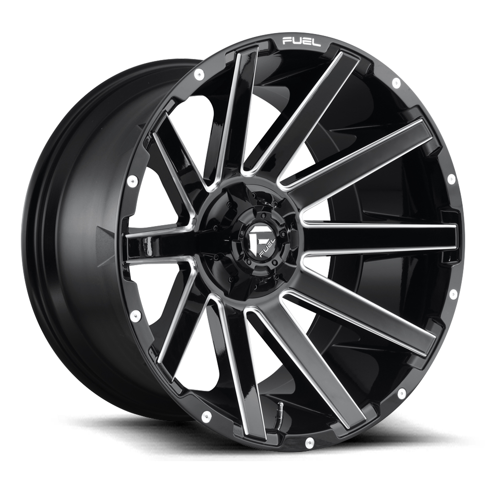 Fuel Contra Gloss Black Milled Wheel (D615) | Dirty Garage
