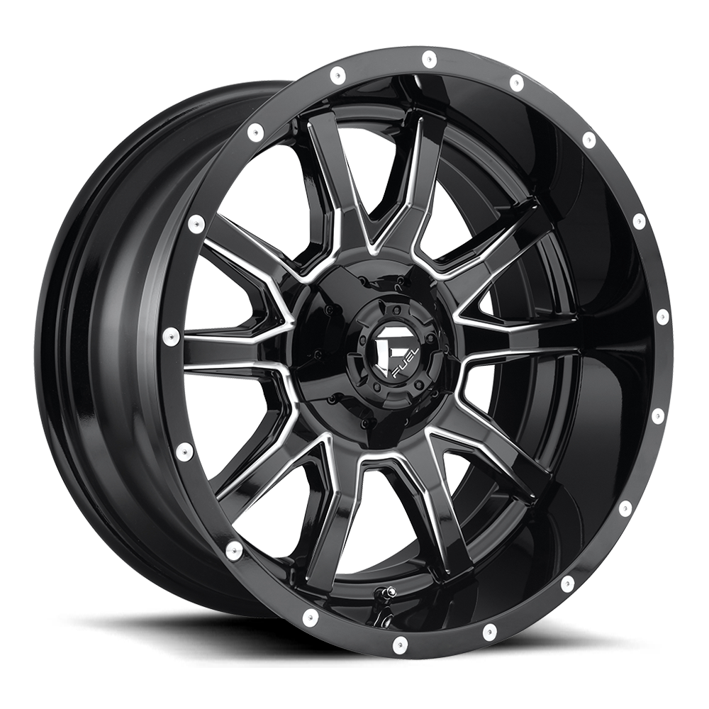 Fuel Vandal Gloss Black Milled Wheel (D627) | Dirty Garage