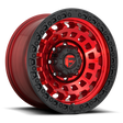 Fuel Zephyr Candy Red w/ Black Bead Ring Wheel (D632) | Dirty Garage