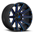 Fuel Contra Gloss Black w/ Blue Tint Wheel (D644) | Dirty Garage