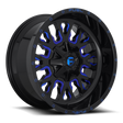 Fuel Stroke Gloss Black w/ Blue Tint Wheel (D645) | Dirty Garage