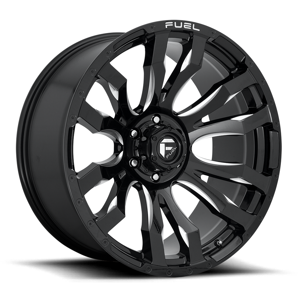 Fuel Blitz Gloss Black Milled Wheel (D673) | Dirty Garage