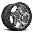 Fuel Kicker Matte Gunmetal Black Bead Ring Wheel (D698) | Dirty Garage