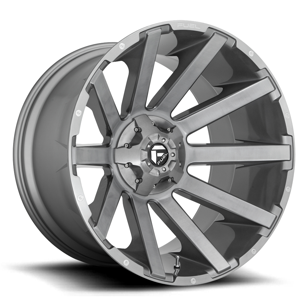 Fuel Contra Platinum Brushed Gunmetal Wheel (D714) | Dirty Garage