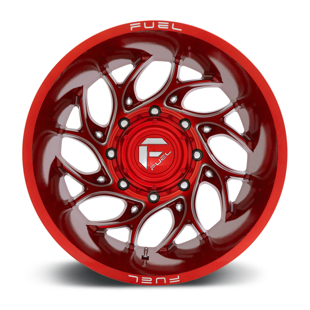 Fuel Runner Candy Red Milled Wheel (D742) | Dirty Garage