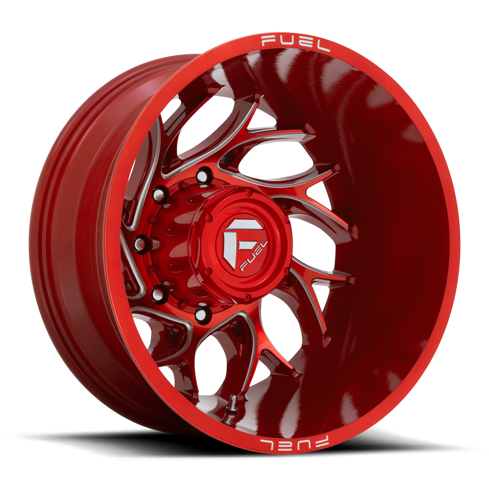 Fuel Runner Candy Red Milled Wheel (D742) | Dirty Garage