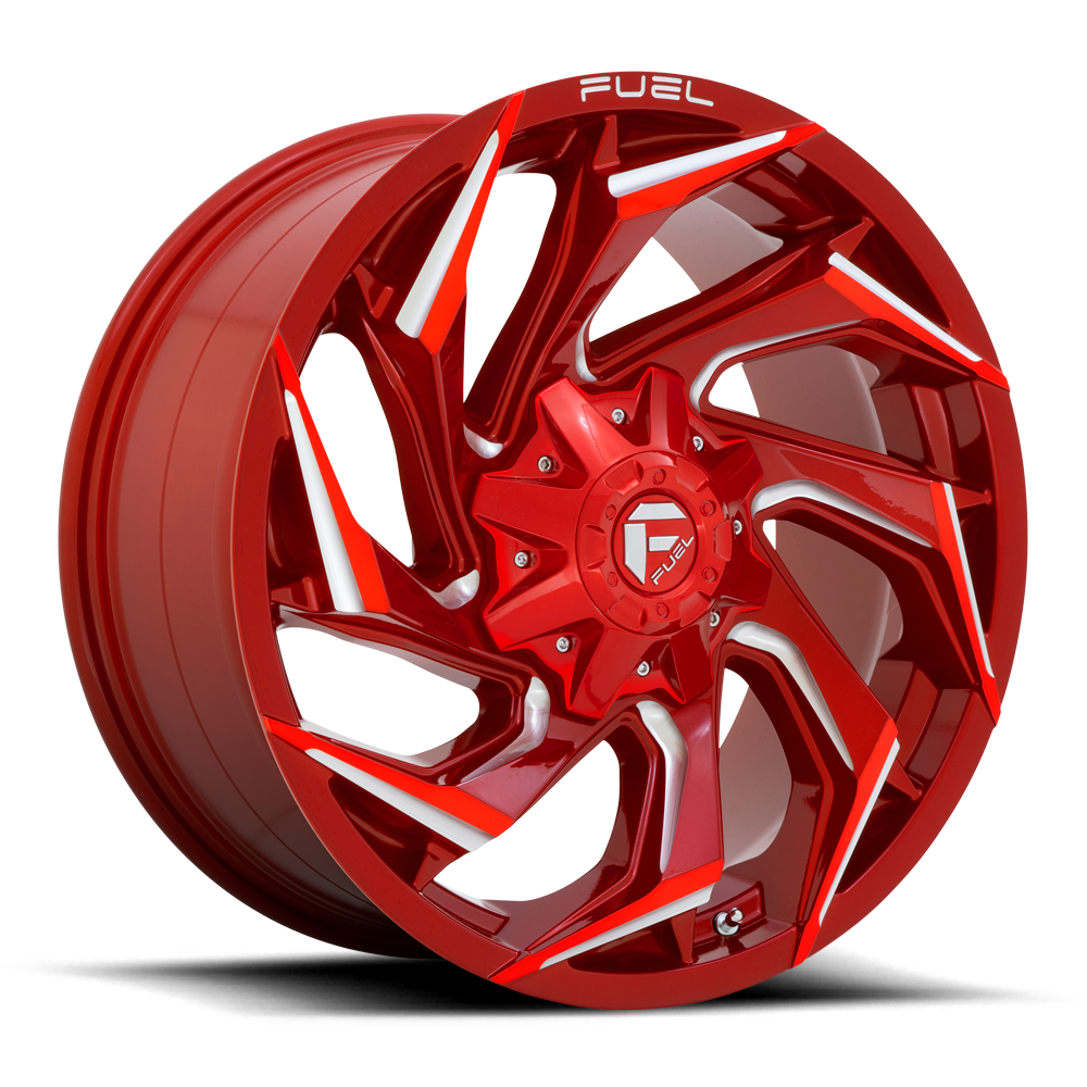 Fuel Reaction Candy Red Milled Wheel (D754) | Dirty Garage
