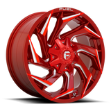 Fuel Reaction Candy Red Milled Wheel (D754) | Dirty Garage