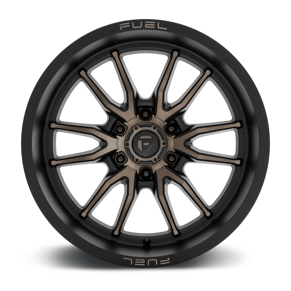 Fuel Clash Matte Black Double Dark Tint Wheel (D762) | Dirty Garage