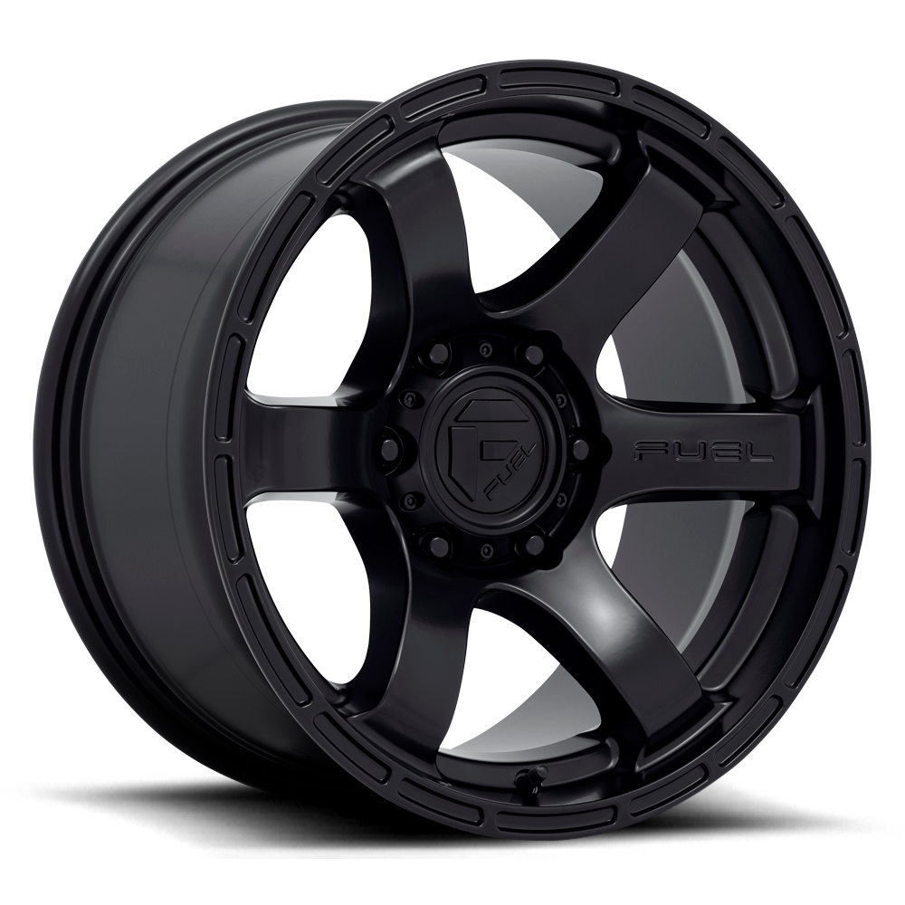Fuel Rush Satin Black Wheel (D766) | Dirty Garage