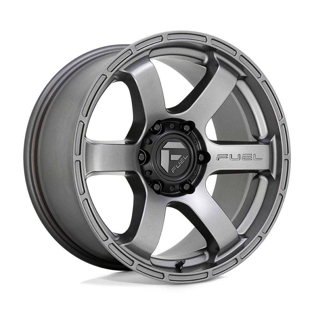 Fuel Rush Matte Gunmetal Wheel (D767) | Dirty Garage