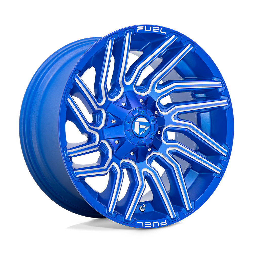 Fuel Typhoon Anodized Blue Milled Wheel (D774) | Dirty Garage