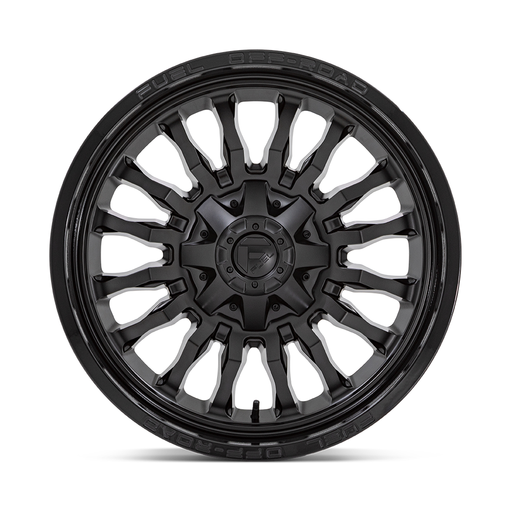 Fuel Arc Matte Black w/ Gloss Black Lip Wheel (D796) | Dirty Garage
