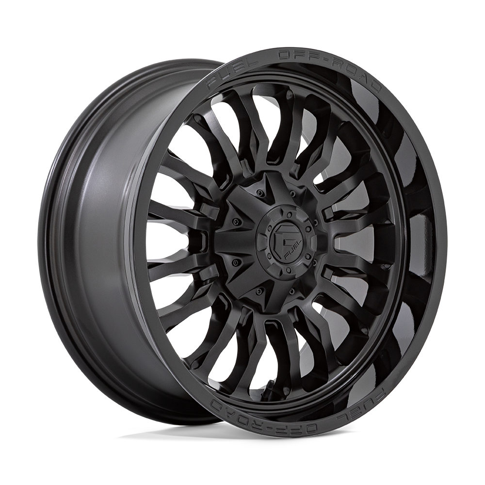 Fuel Arc Matte Black w/ Gloss Black Lip Wheel (D796) | Dirty Garage