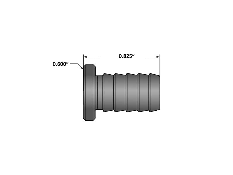 Universal 3/8 Inch Billet Aluminum Universal Block Off Plug (FPE-34070)