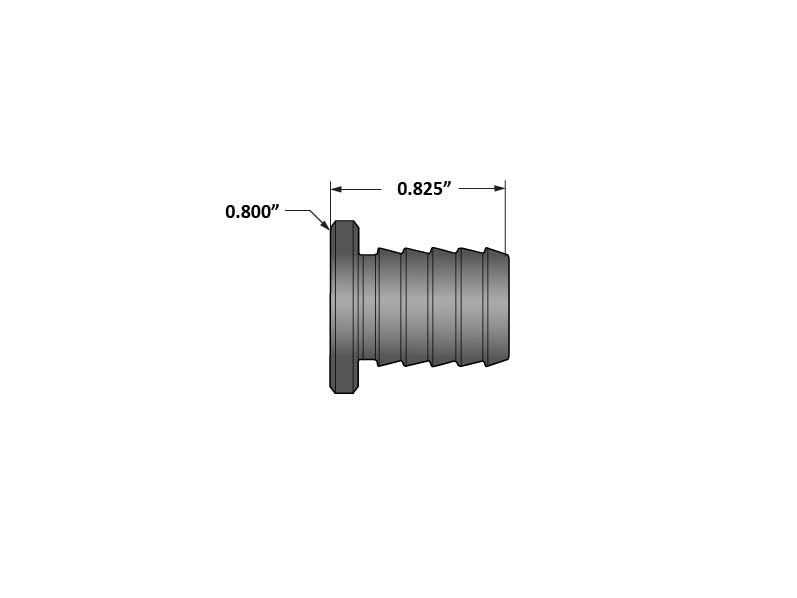 Universal 1/2 Inch Billet Aluminum Universal Block Off Plug (FPE-34071)