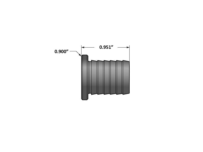Universal 5/8 Inch Billet Aluminum Universal Block Off Plug (FPE-34139)