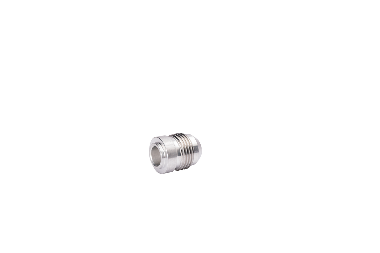 Universal 8AN Aluminum Male Weld Bung 1/2 inch Register 3/4 inch OD (FPE-AN971-08DRD)